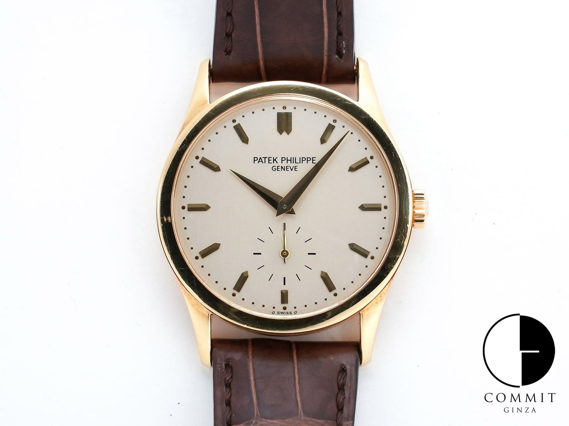 パテックフィリップ カラトラバ Ref.5096 イエローゴールド シルバー文字盤 中古 8a3iyfea