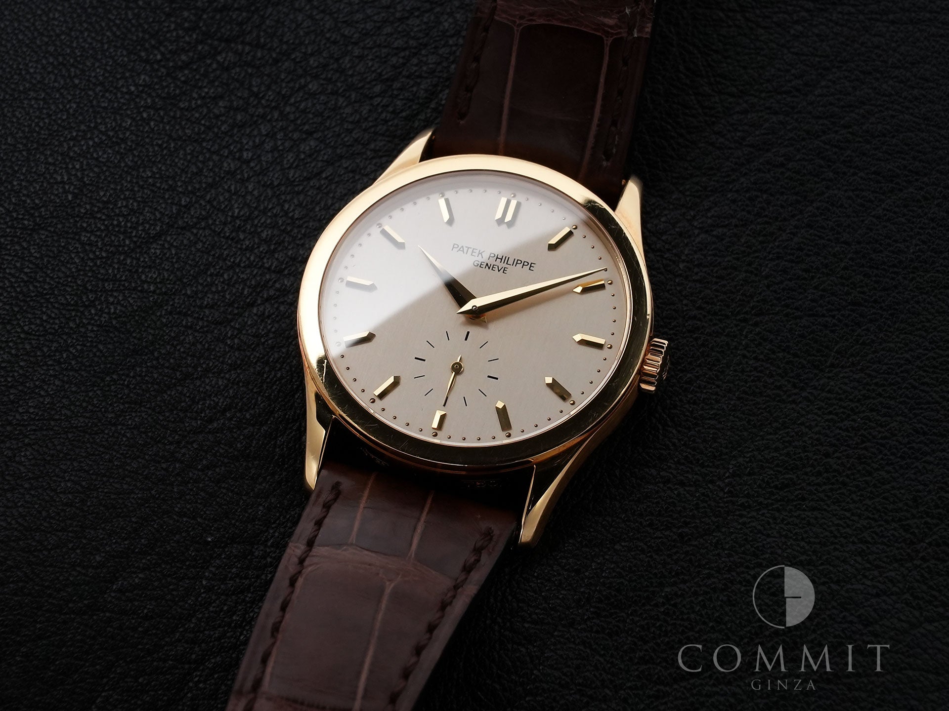 パテックフィリップ カラトラバ Ref.5096 イエローゴールド シルバー文字盤 中古 8a3iyfea