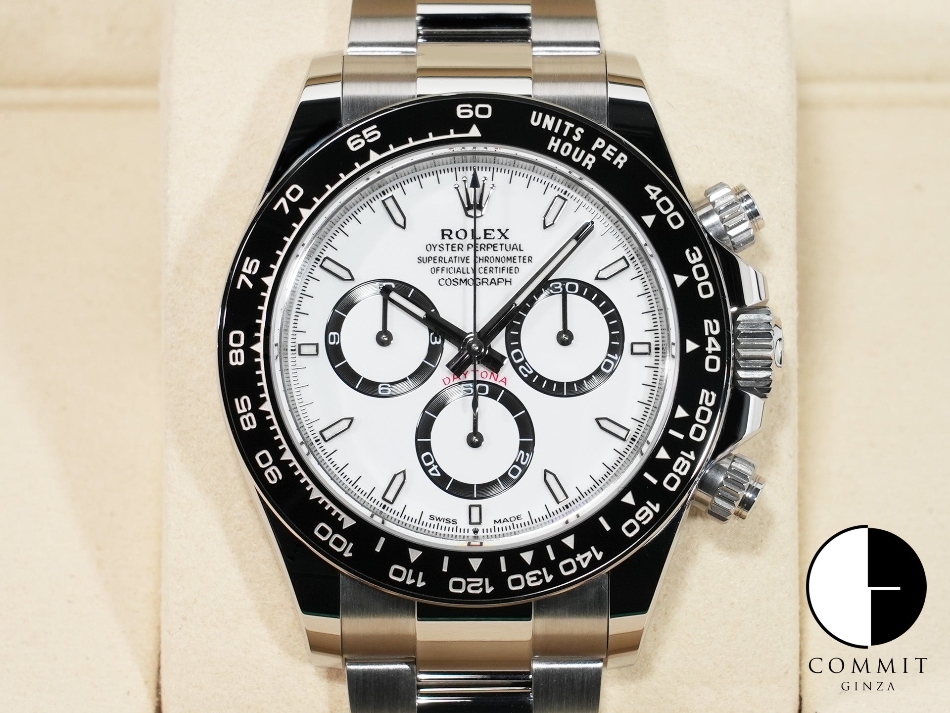Rolex Daytona Ref. 126500LN Stainless Steel White Dial Used nf5rf9ma
