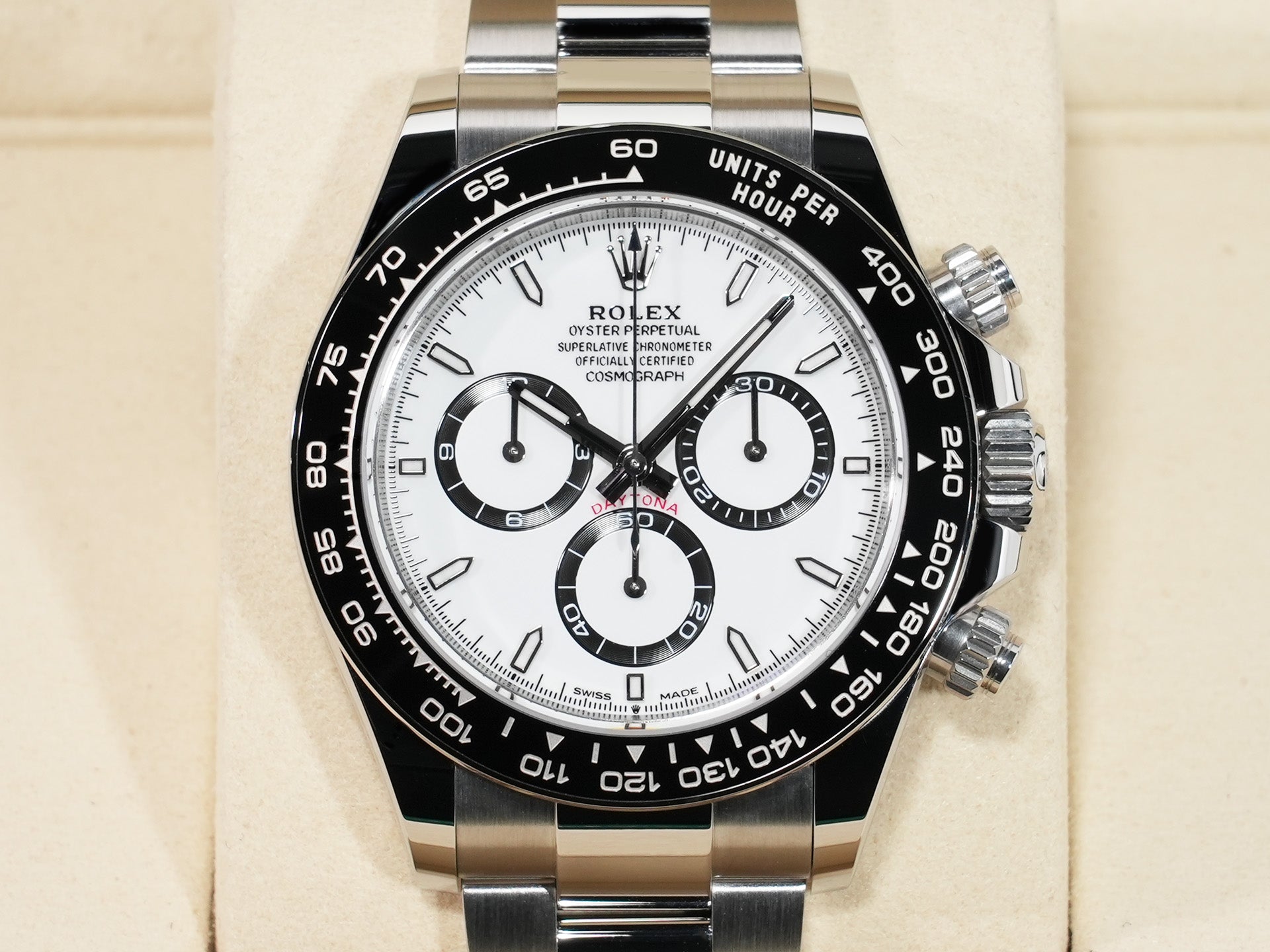 Rolex Daytona Ref. 126500LN Stainless Steel White Dial Used nf5rf9ma