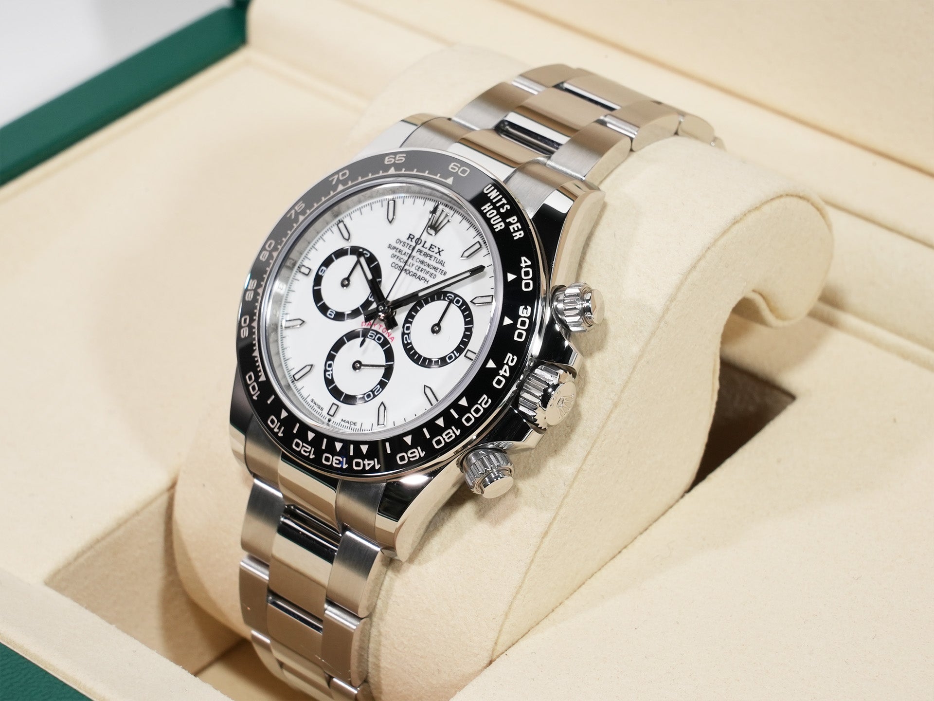 Rolex Daytona Ref. 126500LN Stainless Steel White Dial Used nf5rf9ma