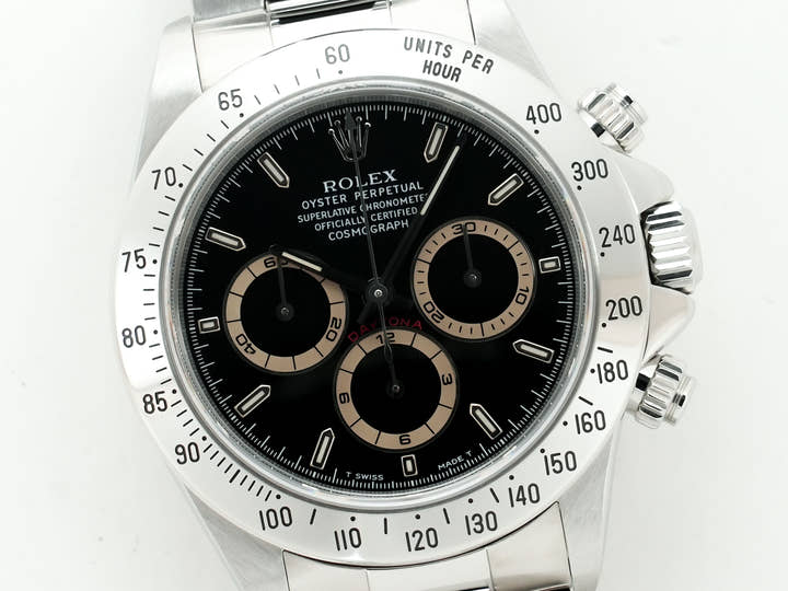 ロレックス デイトナ エルプリメロ Ref.16520 ステンレススチール ブラック文字盤 中古 b97zg7qp