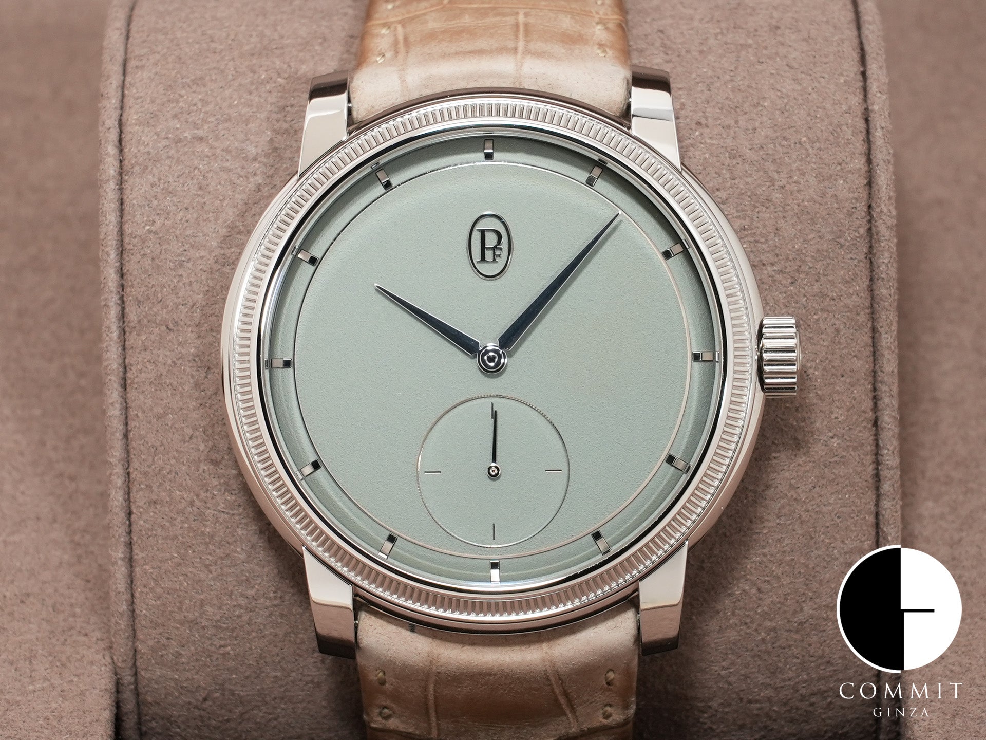 Parmigiani Fleurier Tonda Petite Seconde Platinum Ref.PFC940-2010004-300181 Platinum Gray Celadon Dial Unused eztzcuiv