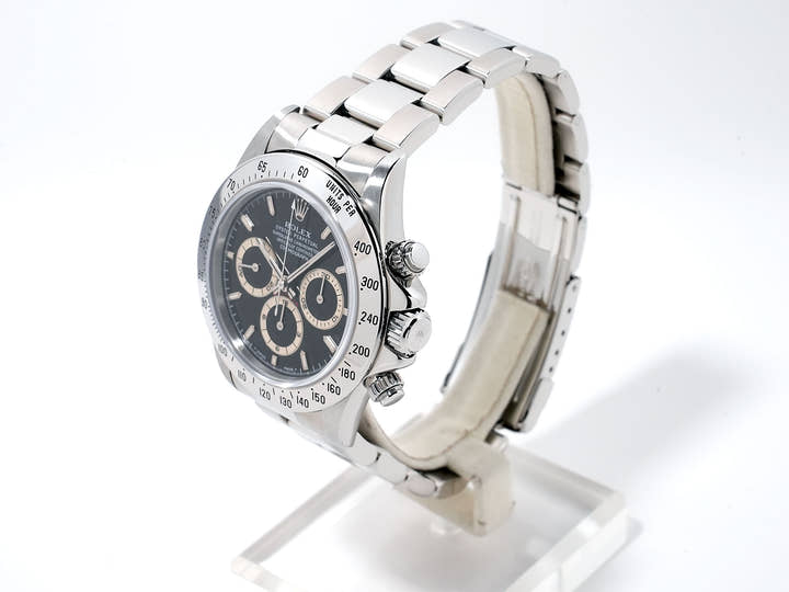 ROLEX Daytona El Primero Ref. 16520 Stainless Steel Black Dial Used nmbeti7y