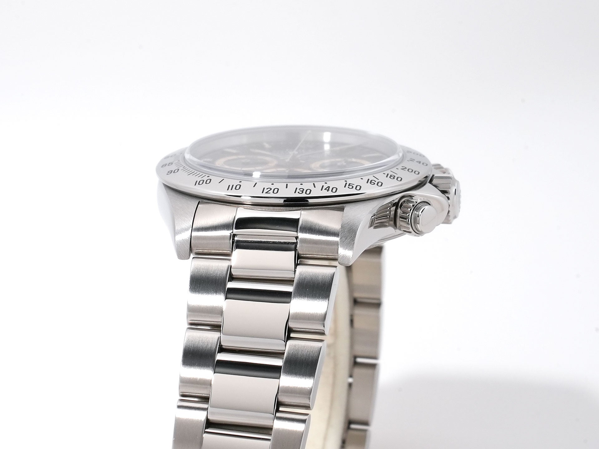 ROLEX Daytona El Primero Ref. 16520 Stainless Steel Black Dial Used nmbeti7y