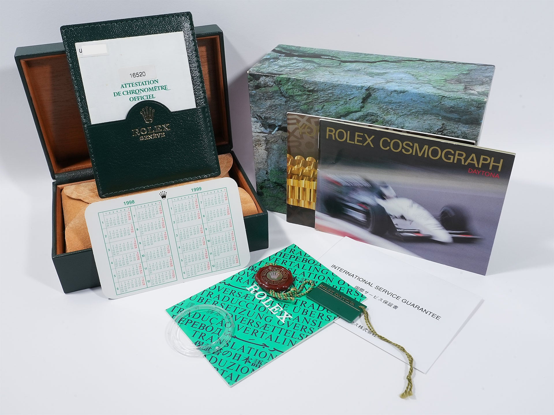 ROLEX Daytona El Primero Ref. 16520 Stainless Steel Black Dial Used nmbeti7y