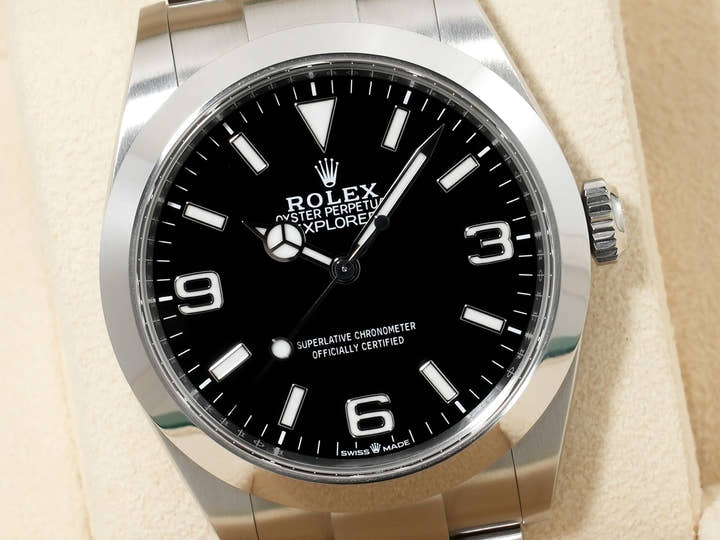 ロレックス エクスプローラー40 Ref.224270 ステンレススチール ブラック文字盤 オイスターブレスレット 美中古 2fbmbfjg