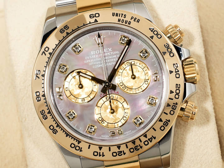 Rolex Daytona Ref. 116503NG Stainless Steel/Yellow Gold Black Shell Dial Excellent Used i8fo9s5r