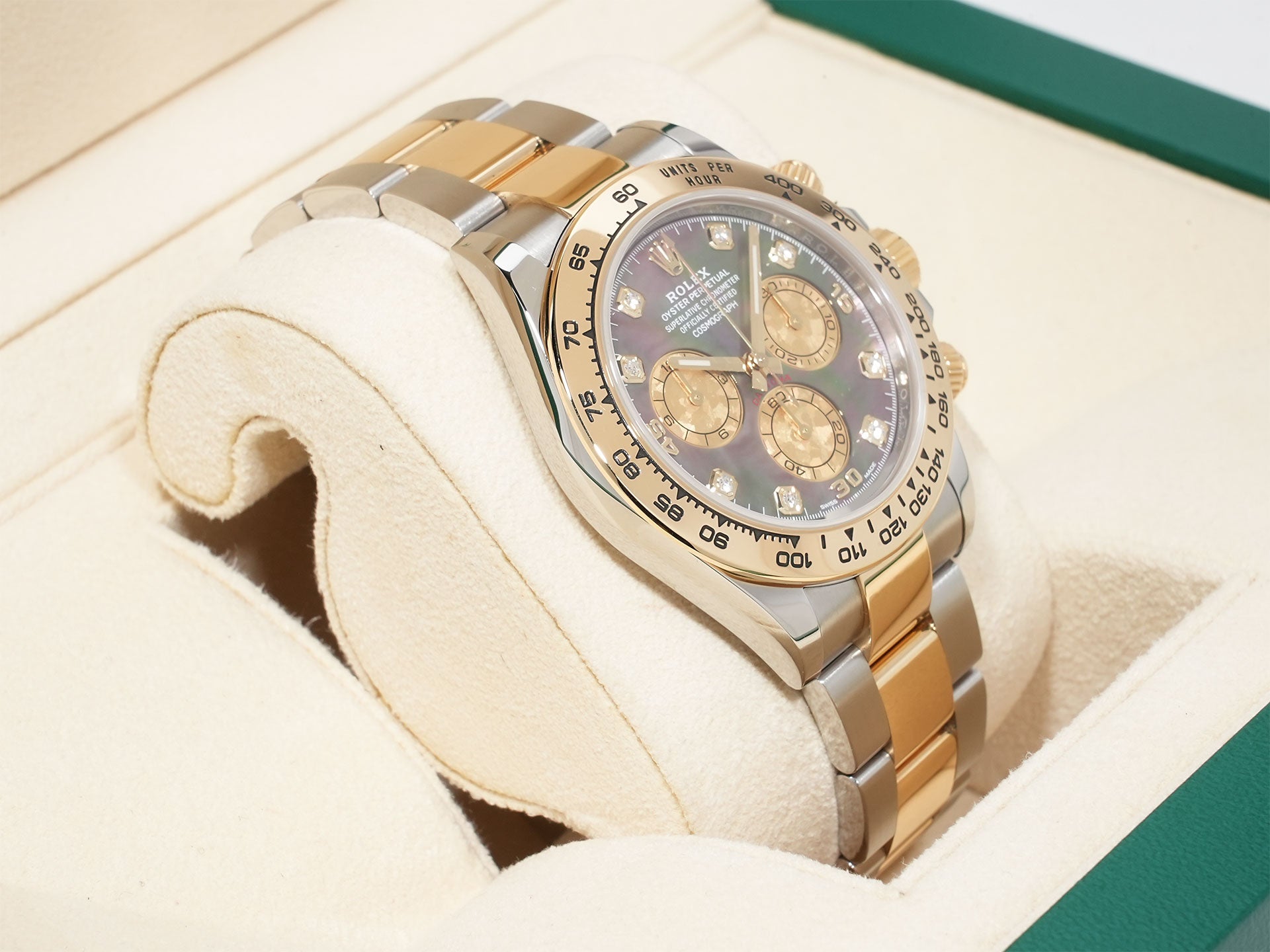 Rolex Daytona Ref. 116503NG Stainless Steel/Yellow Gold Black Shell Dial Excellent Used i8fo9s5r