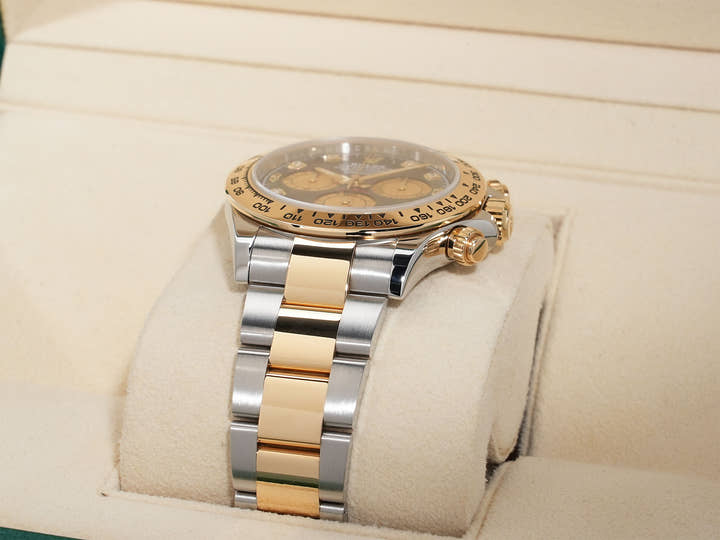 Rolex Daytona Ref. 116503NG Stainless Steel/Yellow Gold Black Shell Dial Excellent Used i8fo9s5r