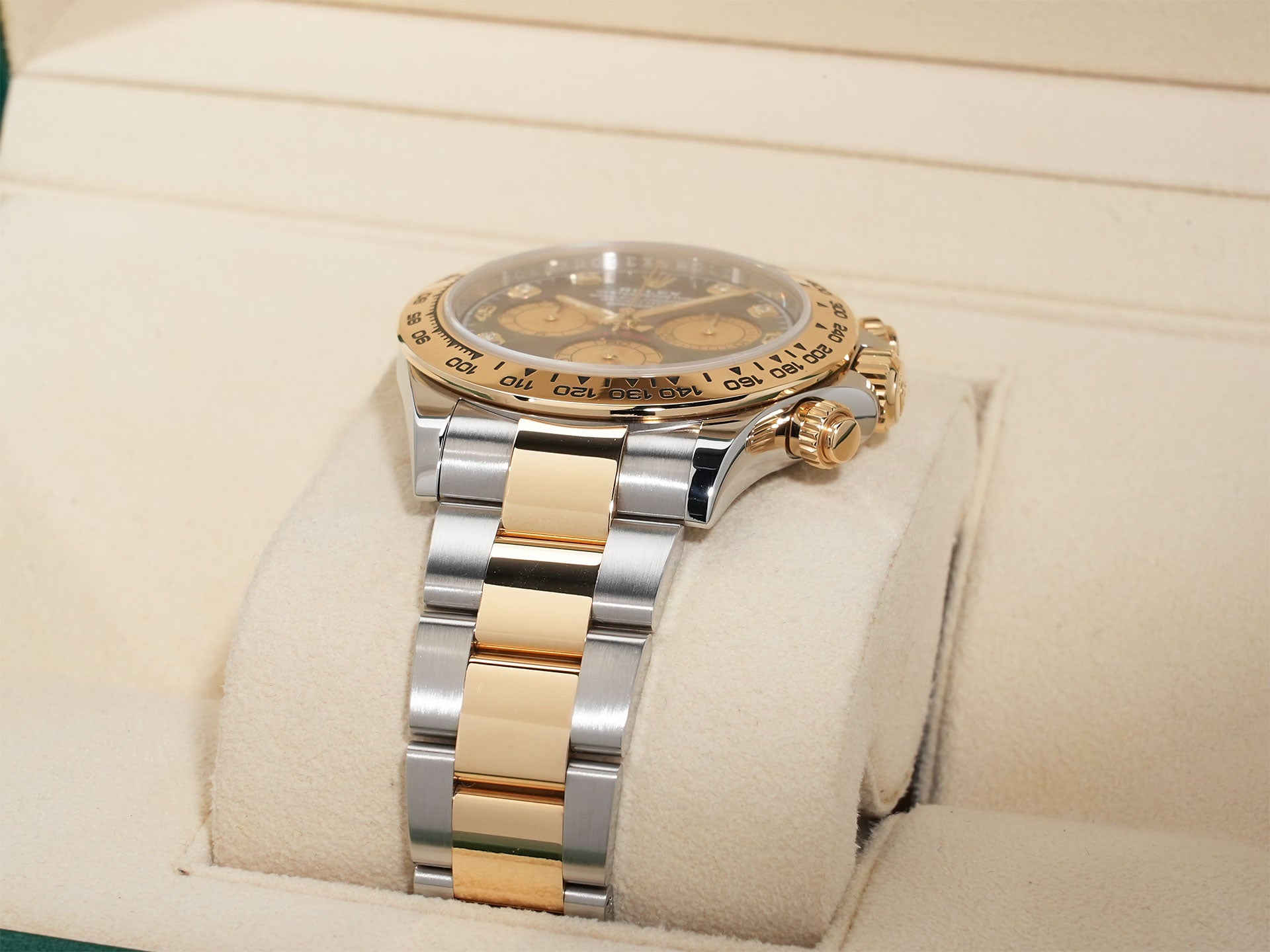Rolex Daytona Ref. 116503NG Stainless Steel/Yellow Gold Black Shell Dial Excellent Used i8fo9s5r