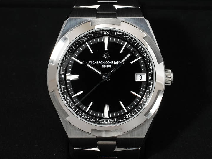 ヴァシュロンコンスタンタン オーヴァーシーズ オートマティック Ref.4520V/210A-B483 ステンレススチール ブラック文字盤 美品 5usp5rnx