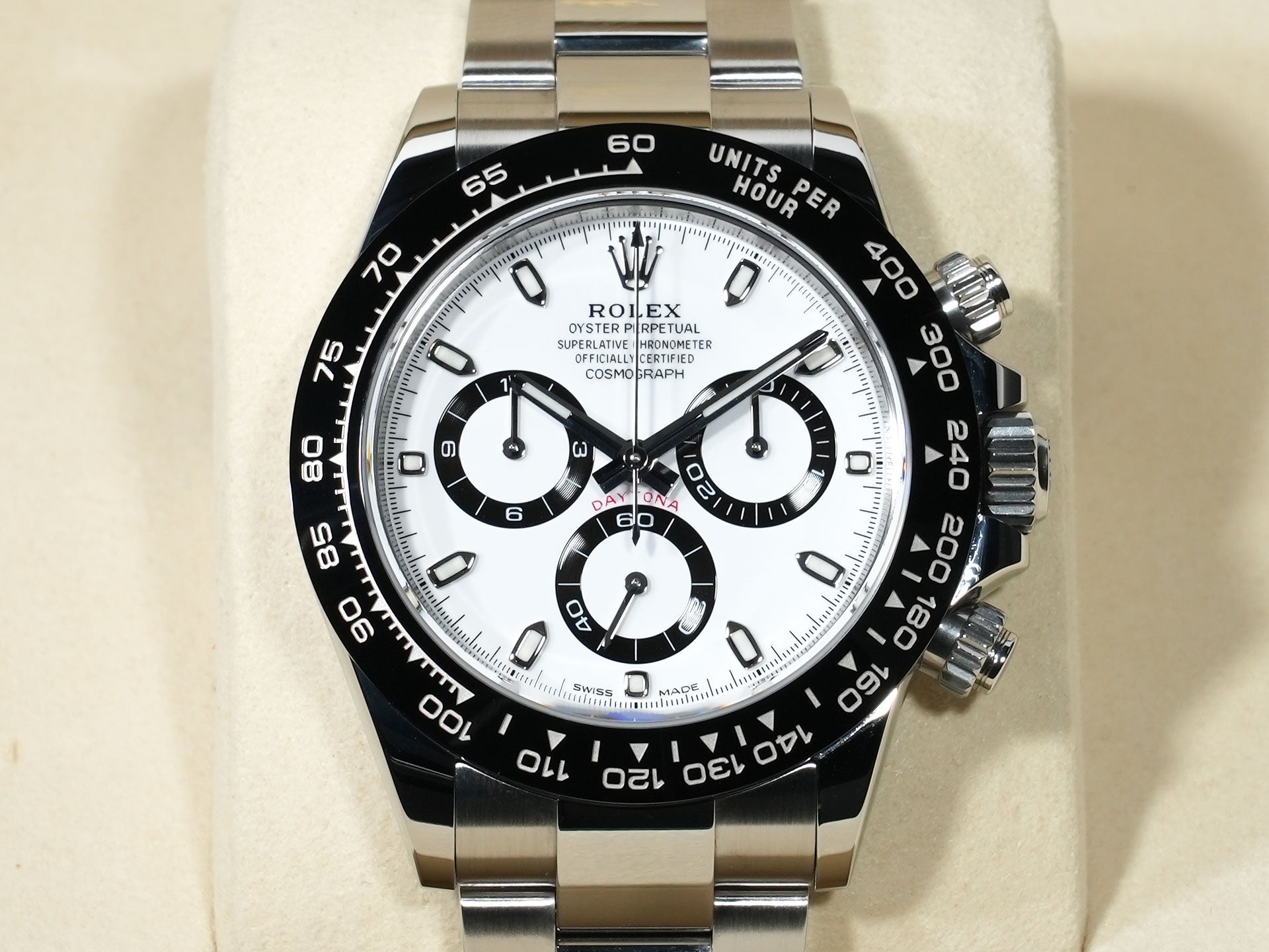 ロレックス デイトナ Ref.116500LN ステンレススチール ホワイト文字盤 美品 cwyz577v