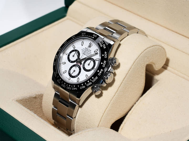 ROLEX Daytona Ref. 116500LN Stainless Steel White Dial Mint Condition cwyz577v