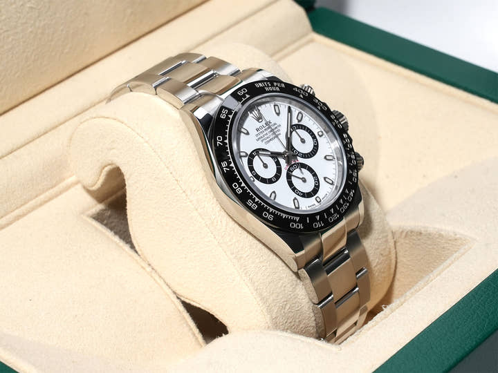 ROLEX Daytona Ref. 116500LN Stainless Steel White Dial Mint Condition cwyz577v