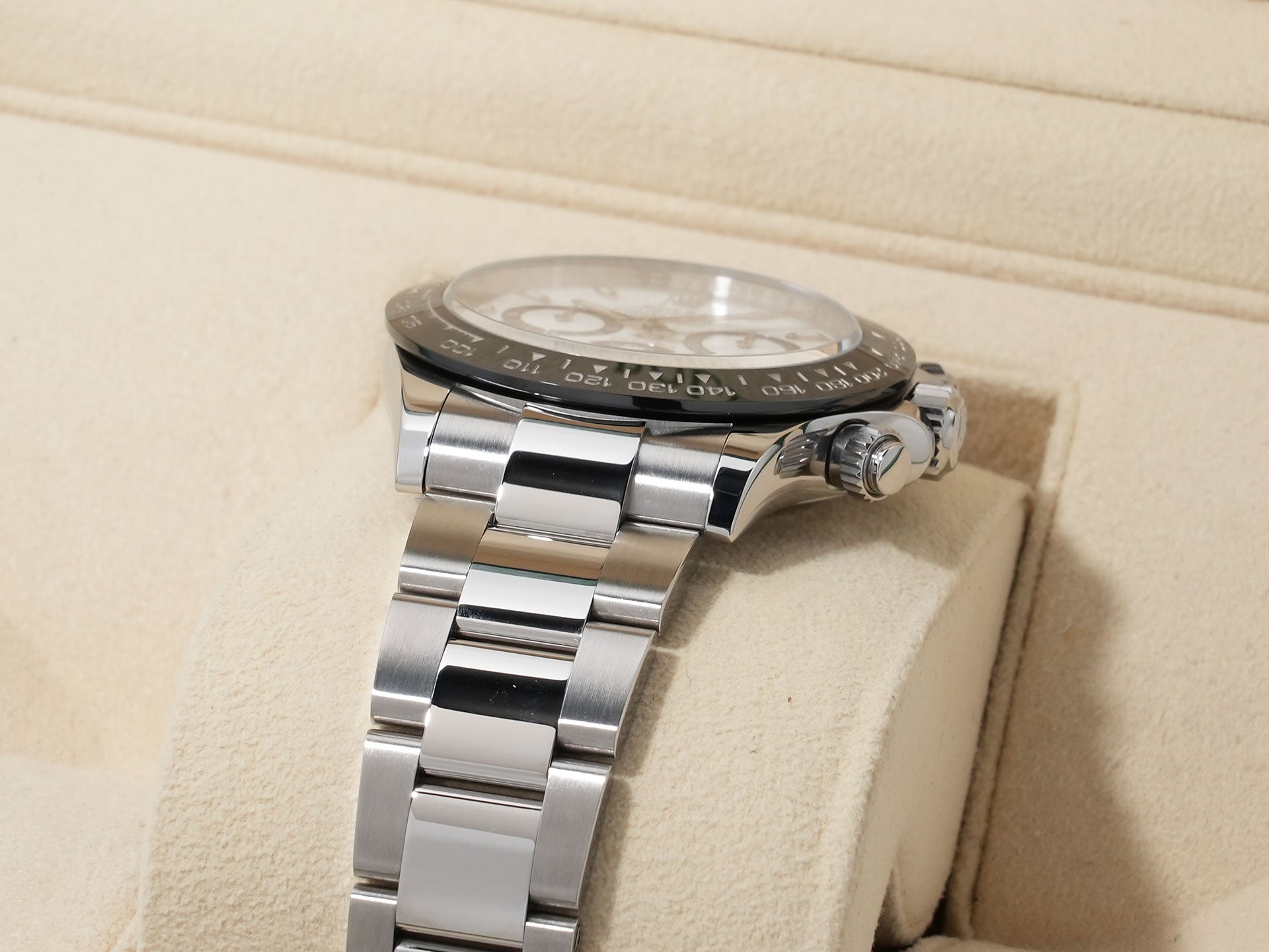 ROLEX Daytona Ref. 116500LN Stainless Steel White Dial Mint Condition cwyz577v