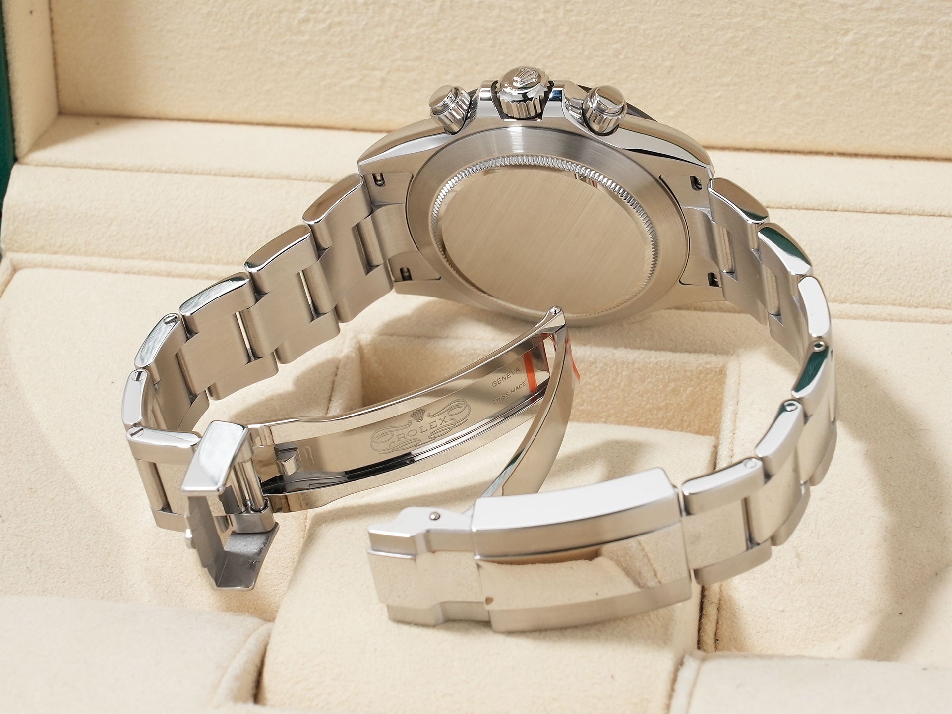 ROLEX Daytona Ref. 116500LN Stainless Steel White Dial Mint Condition cwyz577v