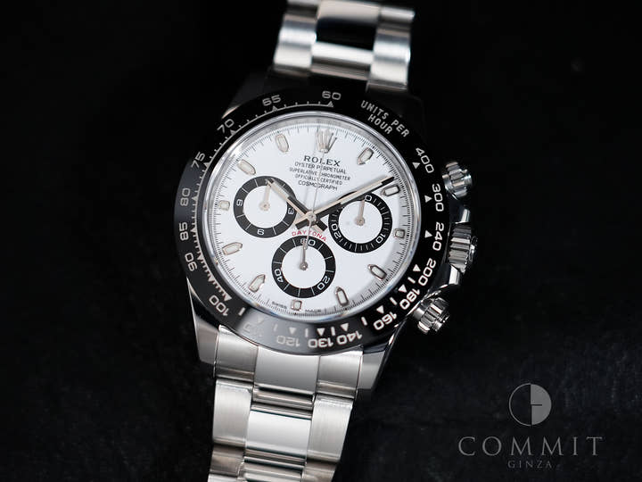 ROLEX Daytona Ref. 116500LN Stainless Steel White Dial Mint Condition cwyz577v