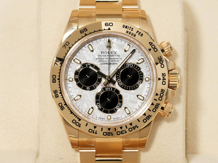 Rolex Daytona Ref. 116508 Yellow Gold Meteorite Dial Unused fvmmu3yr