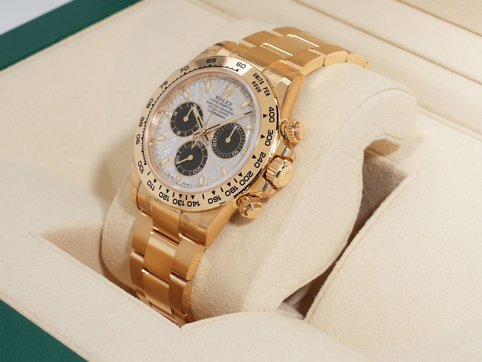 Rolex Daytona Ref. 116508 Yellow Gold Meteorite Dial Unused fvmmu3yr