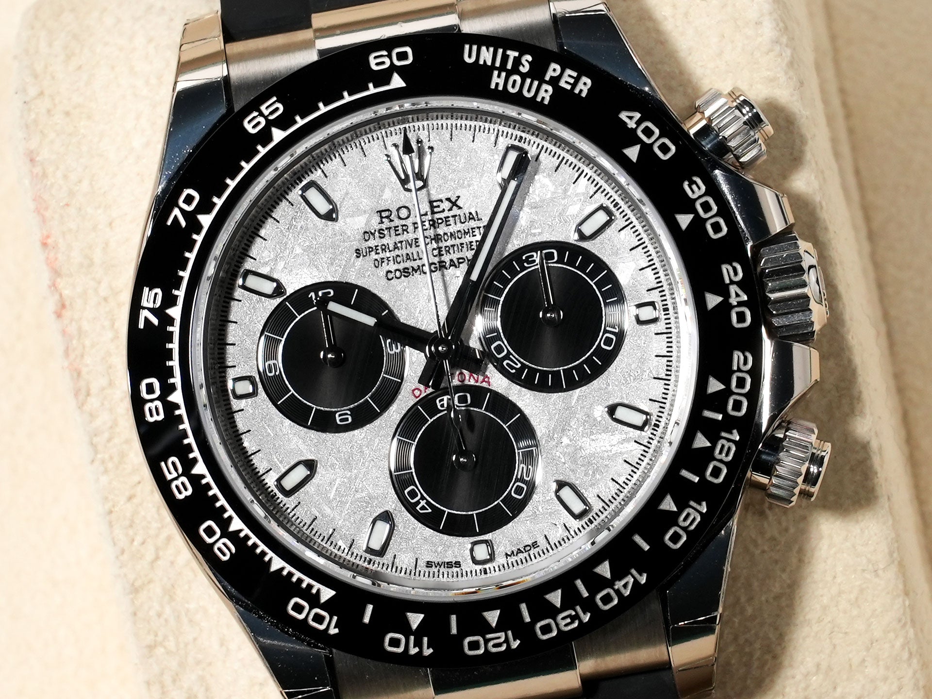 Rolex Daytona Ref. 116519LN White Gold Meteorite Dial Unused ng4vu4g8