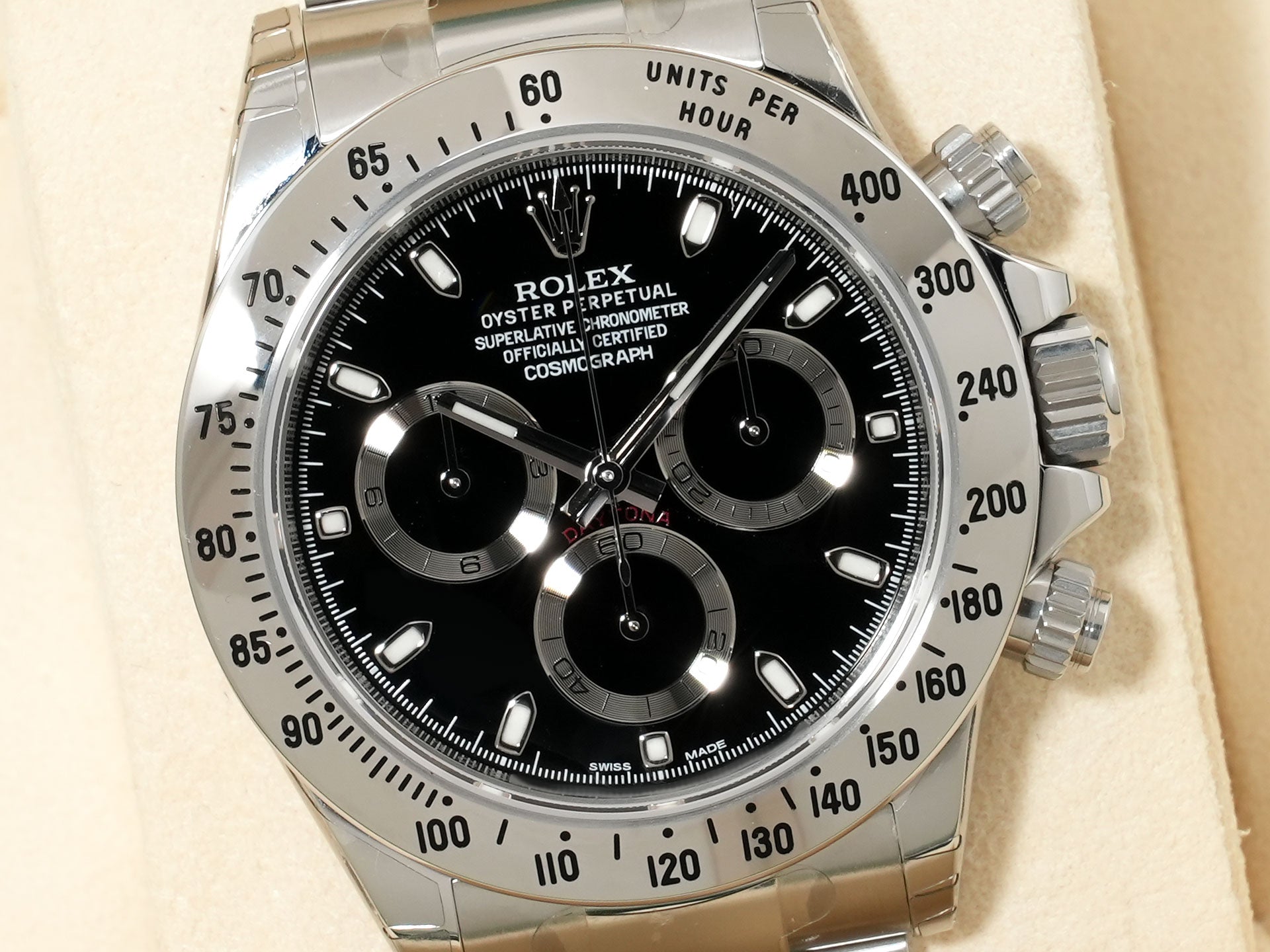 Rolex Daytona Ref. 116520 Stainless Steel Black Dial Deadstock gmf2nnbw