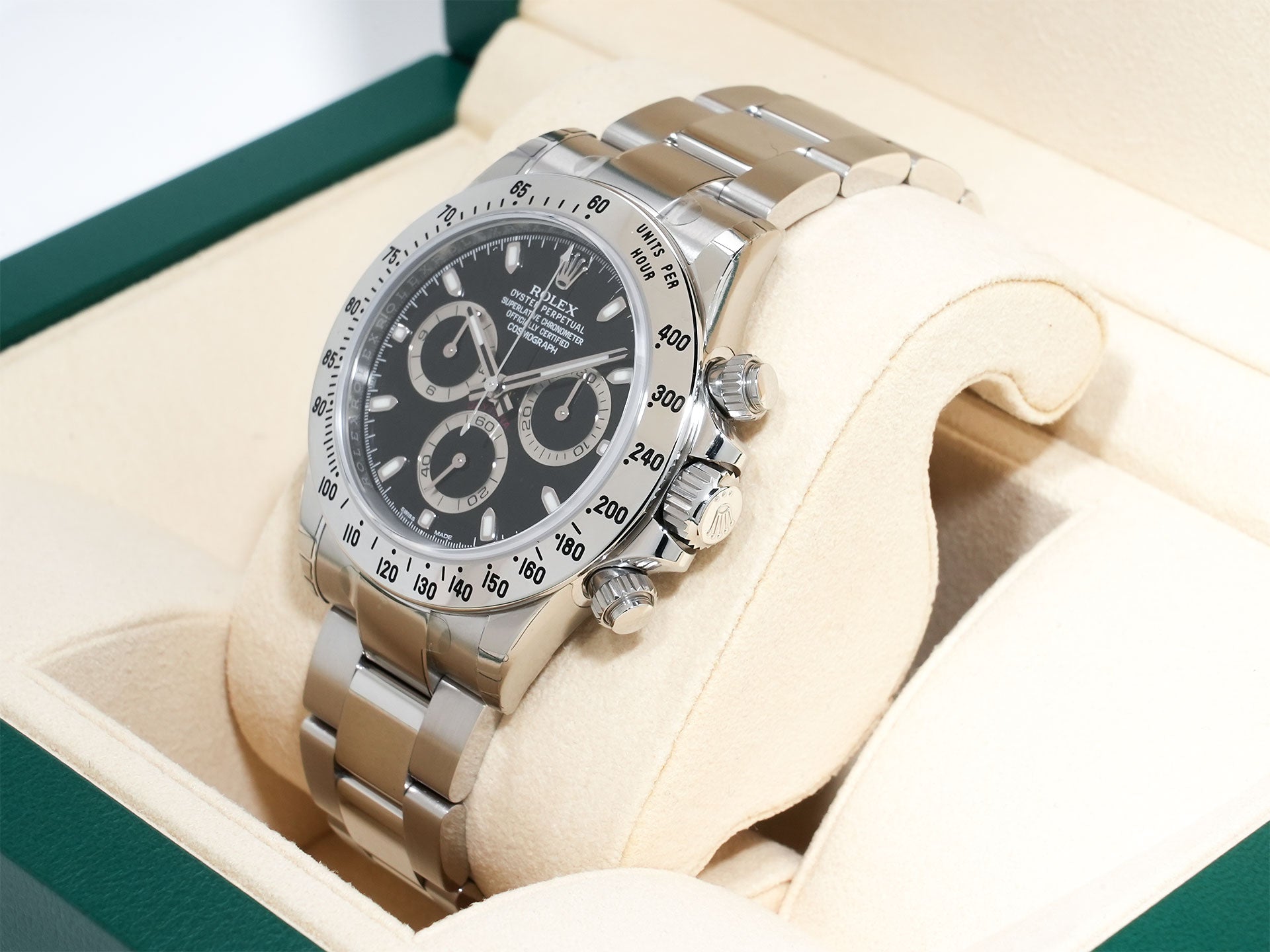 Rolex Daytona Ref. 116520 Stainless Steel Black Dial Deadstock gmf2nnbw