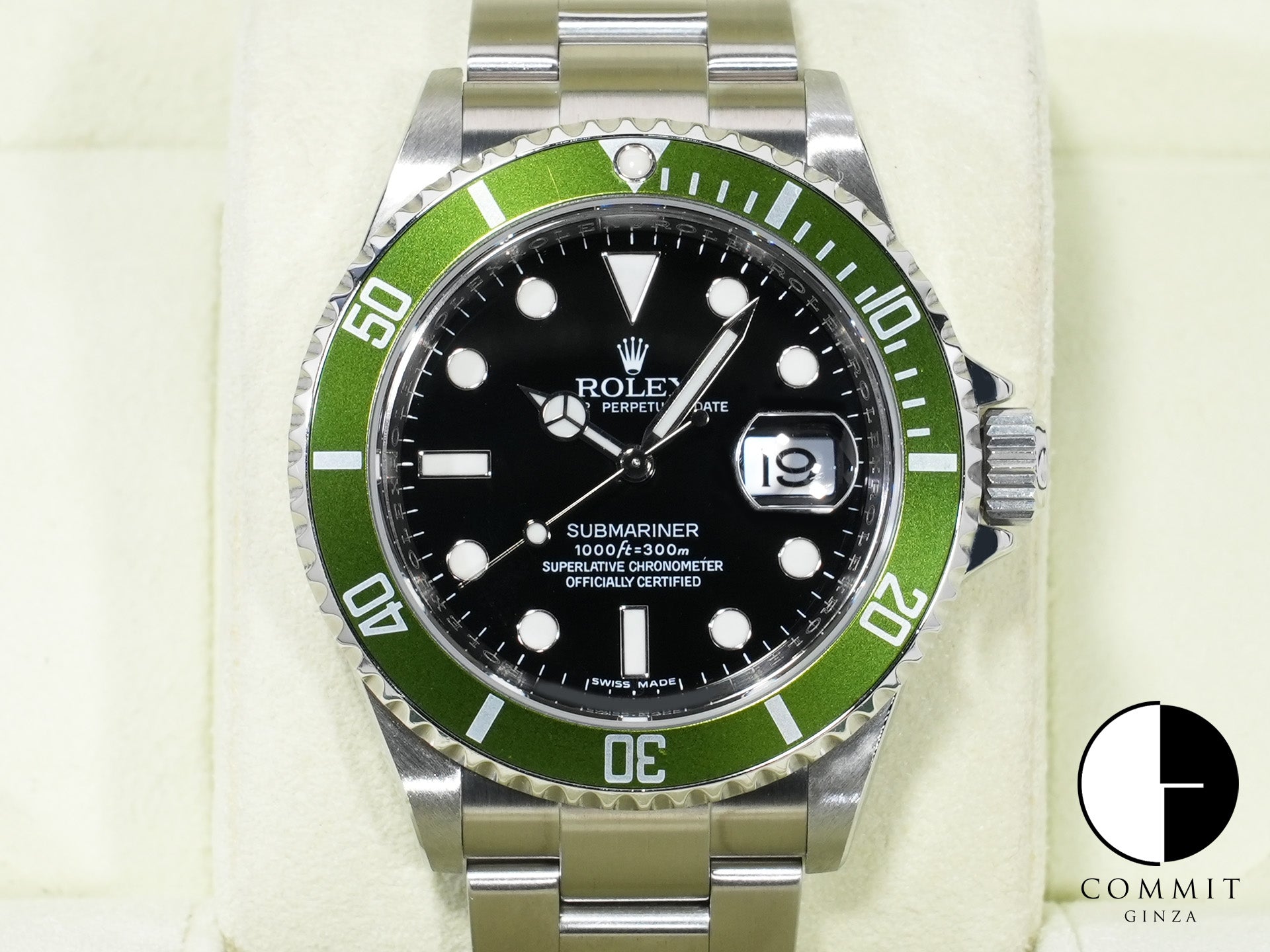 ROLEX Submariner Date Ref. 16610LV Stainless Steel Black Dial Excellent Pre-owned von7f37z