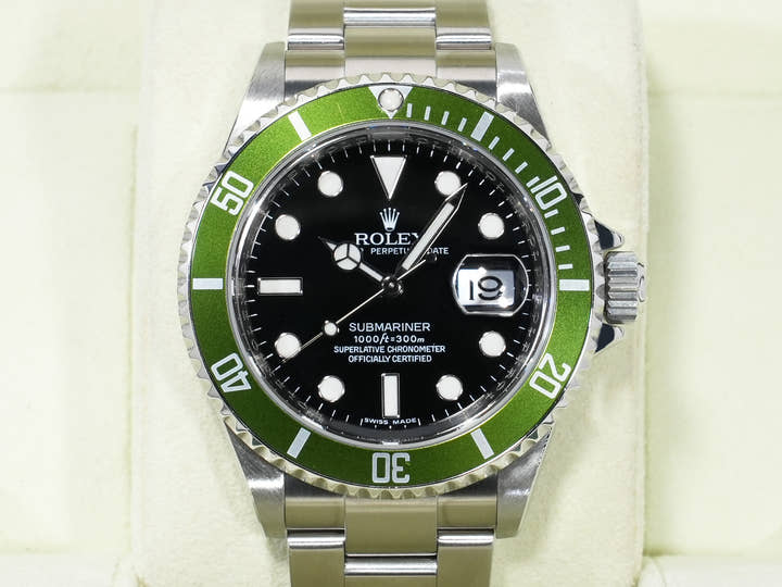 ROLEX Submariner Date Ref. 16610LV Stainless Steel Black Dial Excellent Pre-owned von7f37z