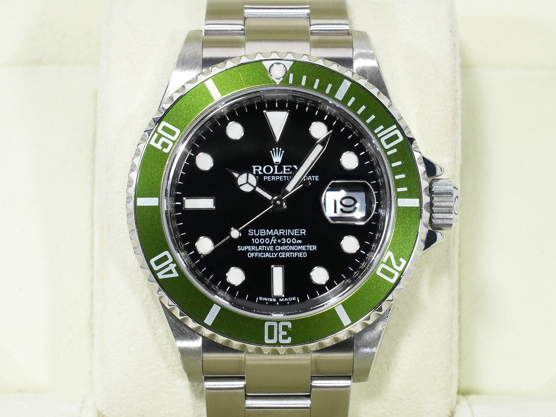 ROLEX Submariner Date Ref. 16610LV Stainless Steel Black Dial Excellent Pre-owned von7f37z