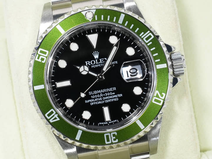 ROLEX Submariner Date Ref. 16610LV Stainless Steel Black Dial Excellent Pre-owned von7f37z