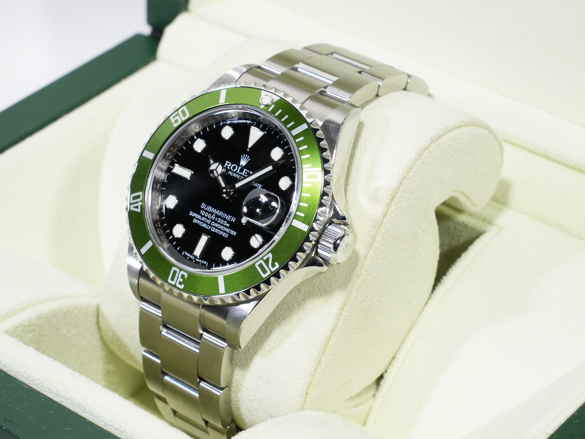ROLEX Submariner Date Ref. 16610LV Stainless Steel Black Dial Excellent Pre-owned von7f37z