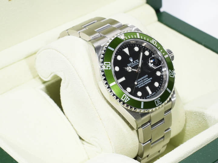 ROLEX Submariner Date Ref. 16610LV Stainless Steel Black Dial Excellent Pre-owned von7f37z