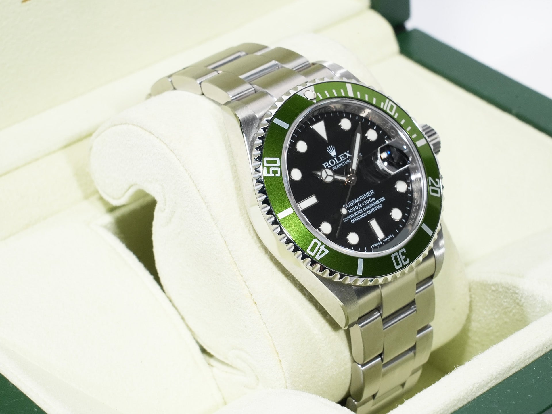 ROLEX Submariner Date Ref. 16610LV Stainless Steel Black Dial Excellent Pre-owned von7f37z