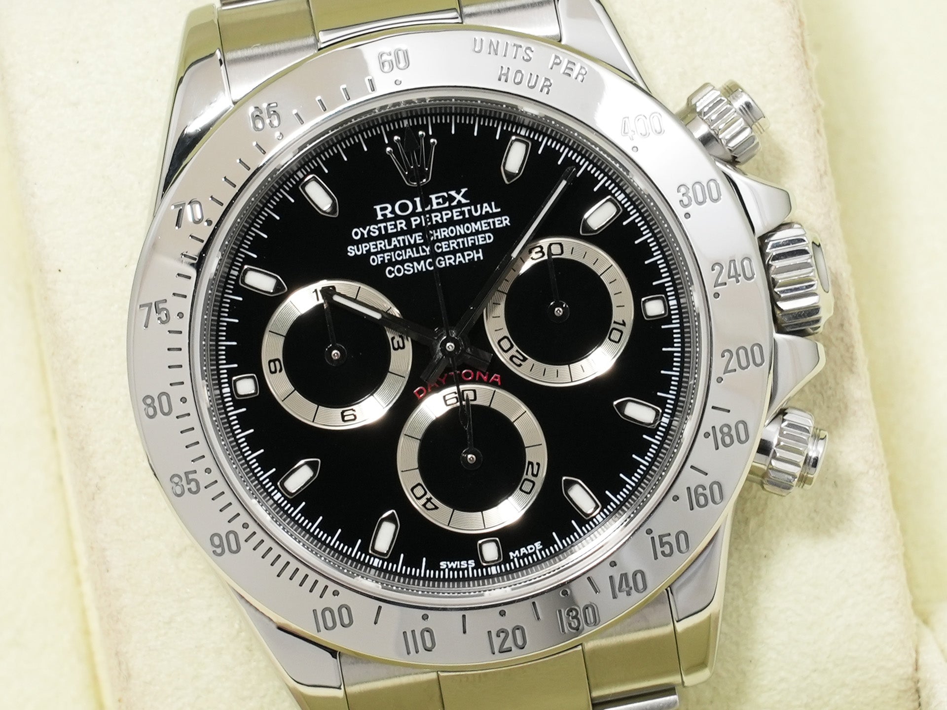 ロレックス デイトナ Ref.116520 ステンレススチール ブラック文字盤 美中古 cth2z37e