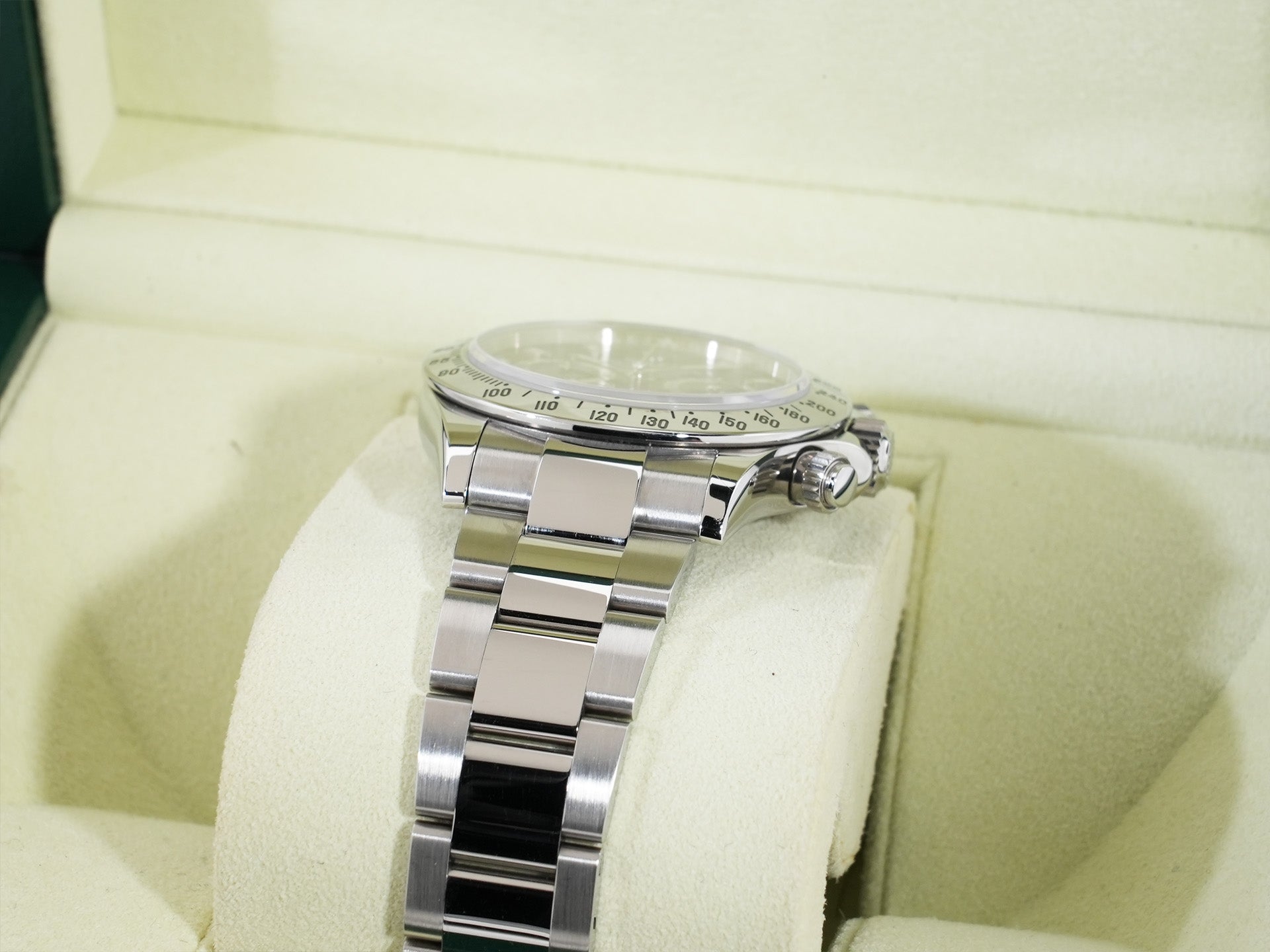 Rolex Daytona Ref. 116520 Stainless Steel Black Dial Used pp25b3qb