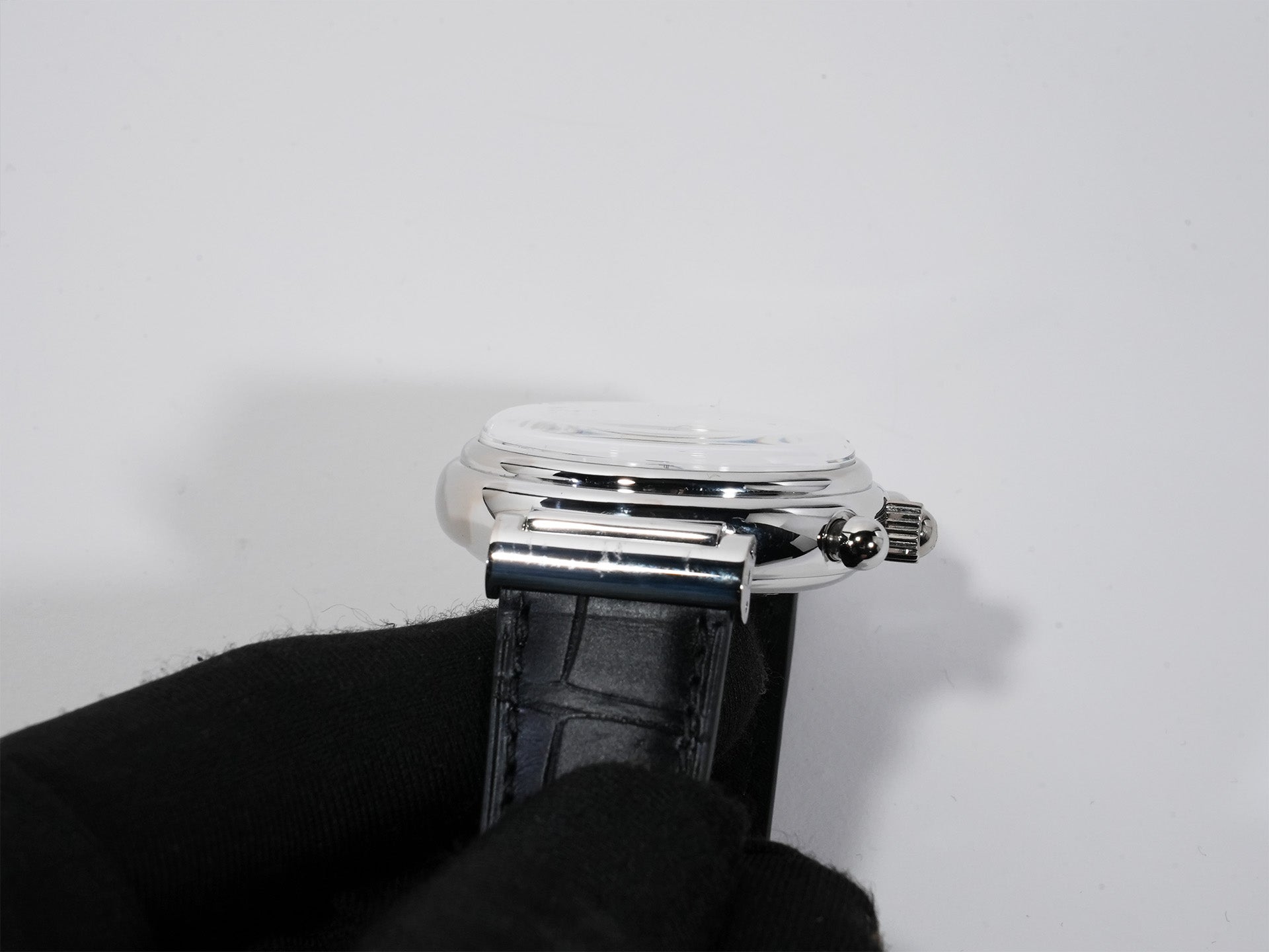 IWC ダ・ヴィンチ パーペチュアルカレンダー クロノグラフ Ref.IW3750 ホワイトゴールド ホワイト文字盤 美中古 qptkmmnd