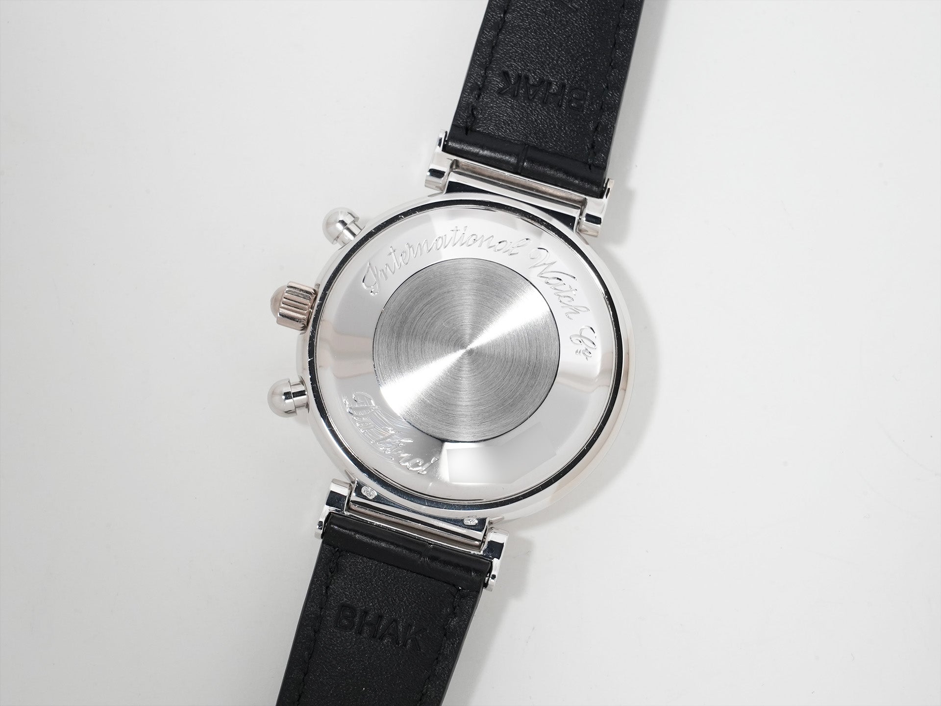 IWC ダ・ヴィンチ パーペチュアルカレンダー クロノグラフ Ref.IW3750 ホワイトゴールド ホワイト文字盤 美中古 qptkmmnd