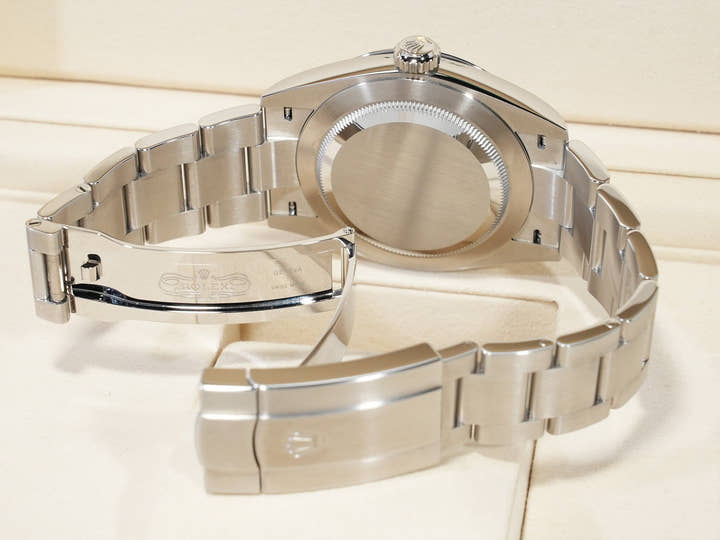 Rolex Oyster Perpetual 41 Ref. 134300 Stainless Steel Med Blue Dial Unused fkbtn9qk