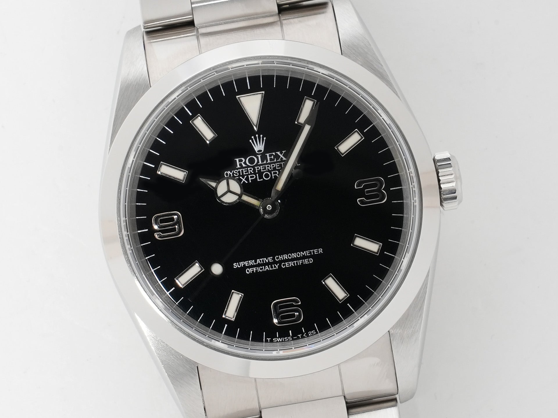 Rolex Explorer I Ref. 14270 Stainless Steel Black Dial Oyster Bracelet Excellent Condition wa5k3p34