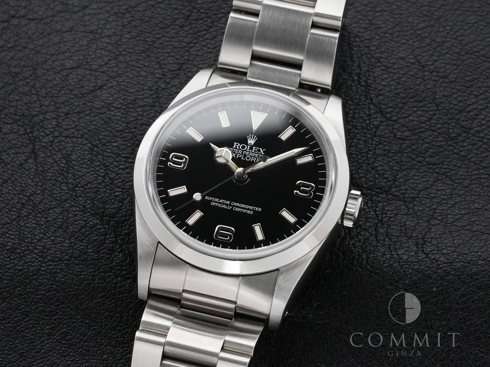 Rolex Explorer I Ref. 14270 Stainless Steel Black Dial Oyster Bracelet Excellent Condition wa5k3p34
