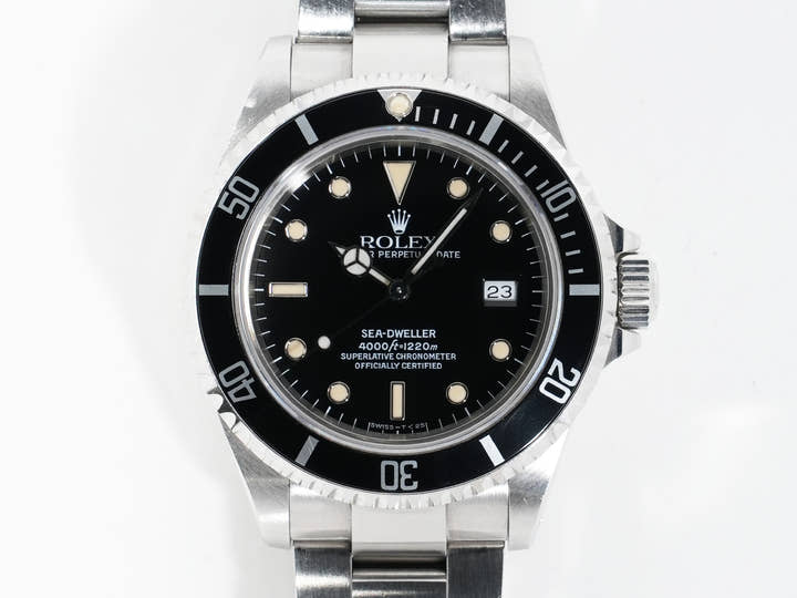 Rolex Sea-Dweller Ref.16600 Stainless Steel Black Dial Used vv7vhr85