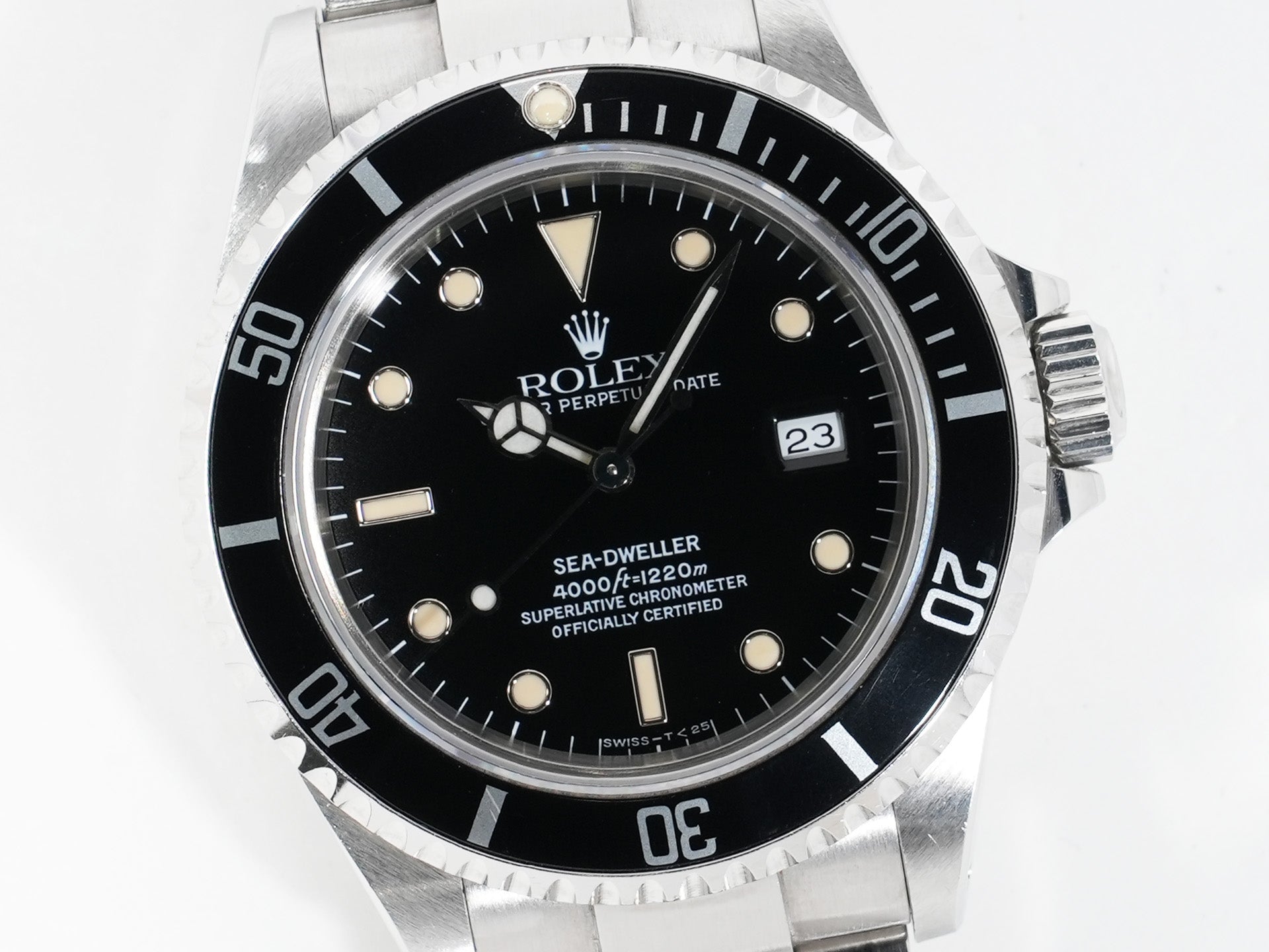 Rolex Sea-Dweller Ref.16600 Stainless Steel Black Dial Used vv7vhr85
