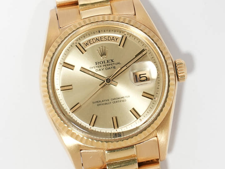 Rolex Day-Date Ref. 1803/8 Yellow Gold Champagne Dial Pre-owned 3ipd2op2