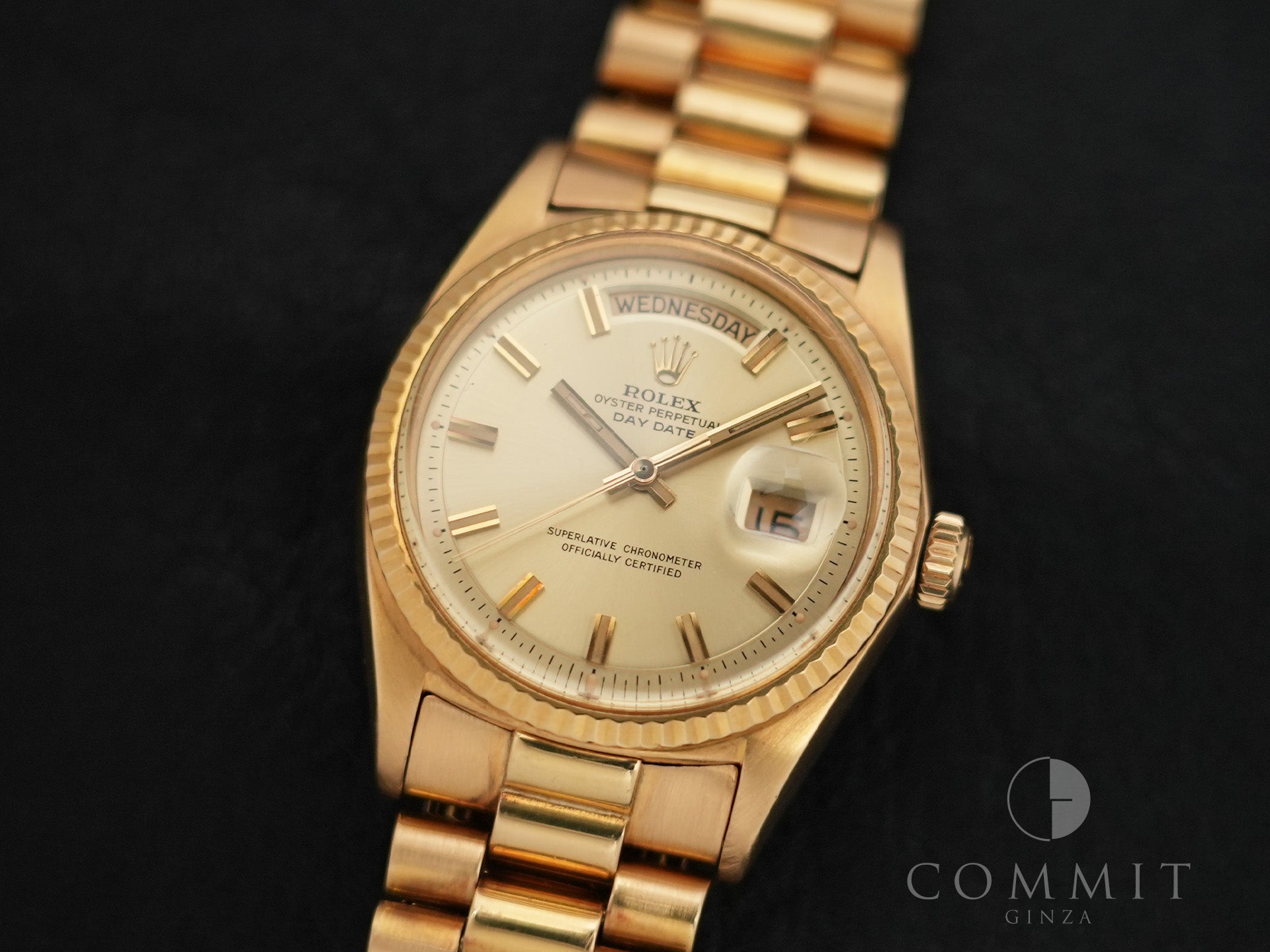 Rolex Day-Date Ref. 1803/8 Yellow Gold Champagne Dial Pre-owned 3ipd2op2