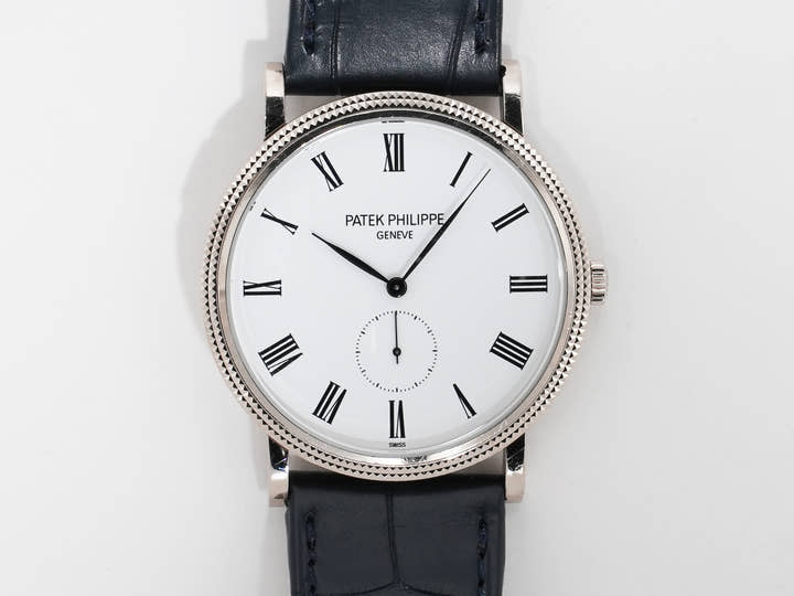 Patek Philippe Calatrava Ref. 5119G-001 White Gold White Dial Used qgg2t38c