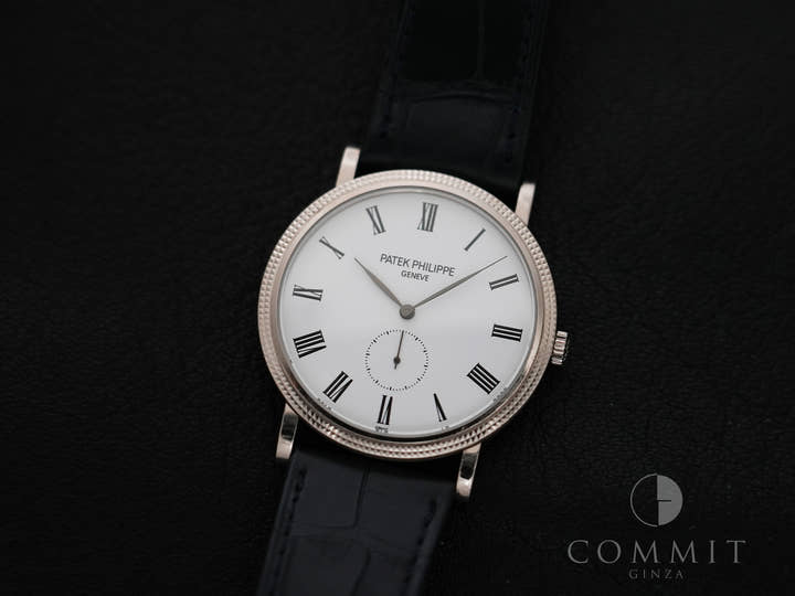 Patek Philippe Calatrava Ref. 5119G-001 White Gold White Dial Used qgg2t38c