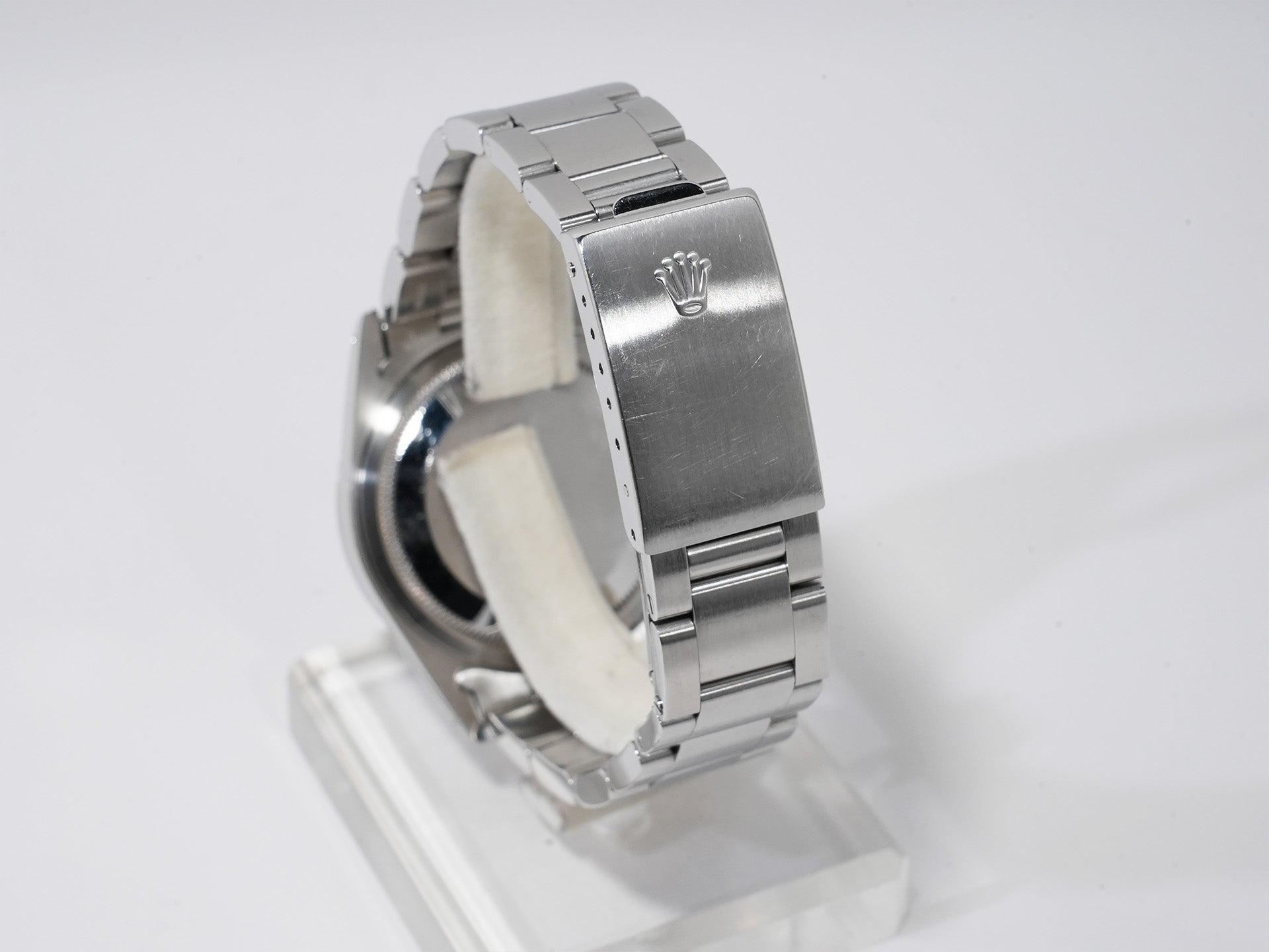 Rolex Explorer I Ref. 14270 Stainless Steel Black Dial Oyster Bracelet Used iawyh6ds