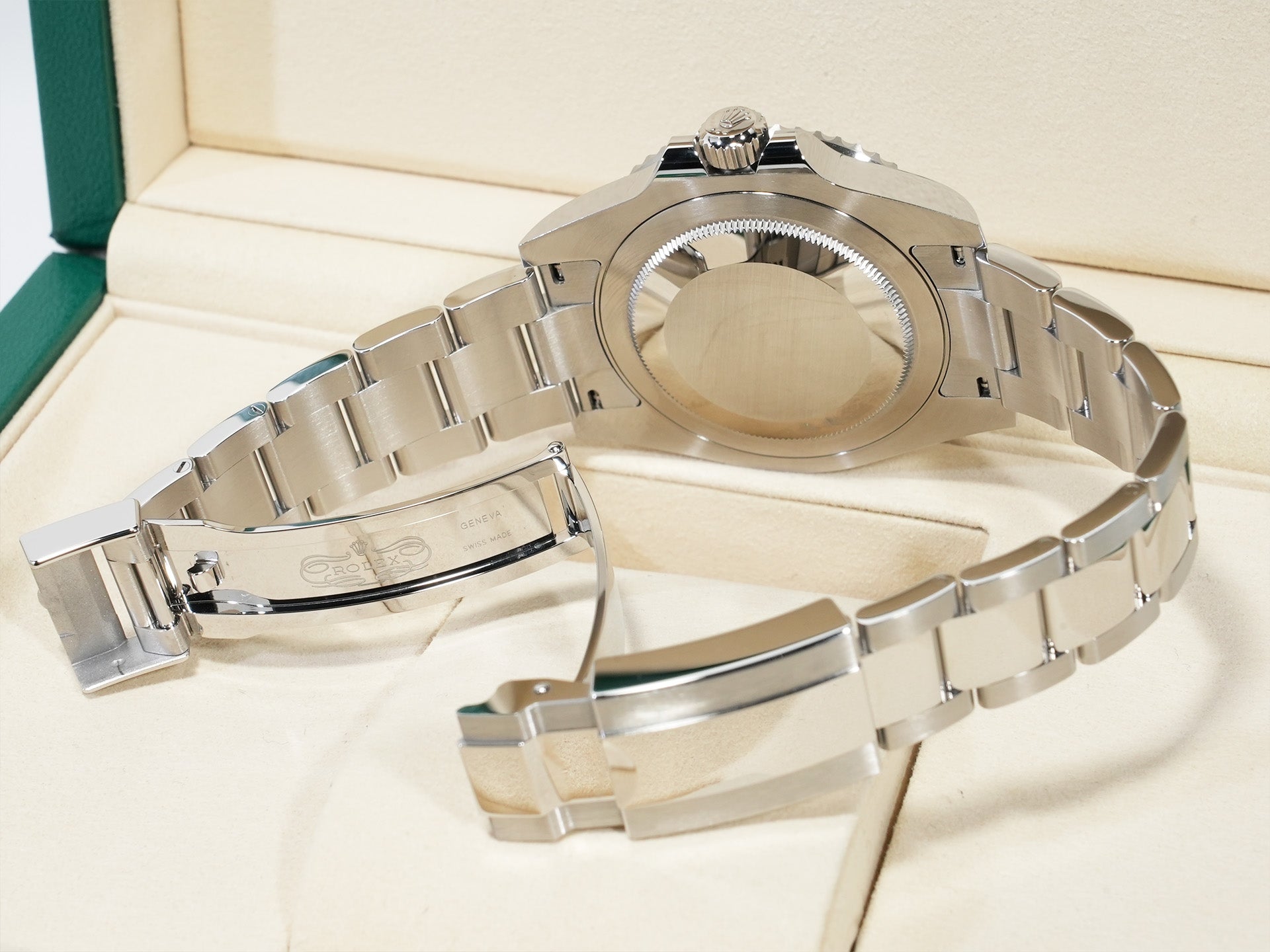Rolex GMT-Master II Ref. 126710GRNR Stainless Steel Black Dial Oyster Bracelet Unused ewhu8r8c