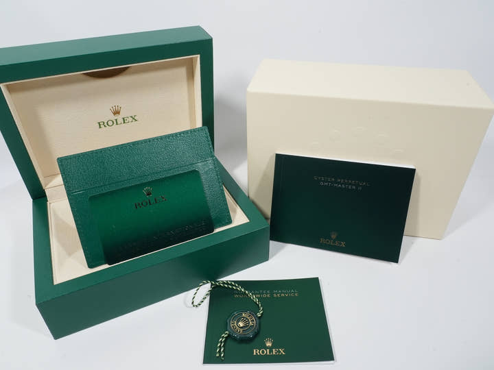 ROLEX GMT-Master II Ref.126710BLNR Stainless Steel Black Dial Jubilee Bracelet Unused ivv88h6i